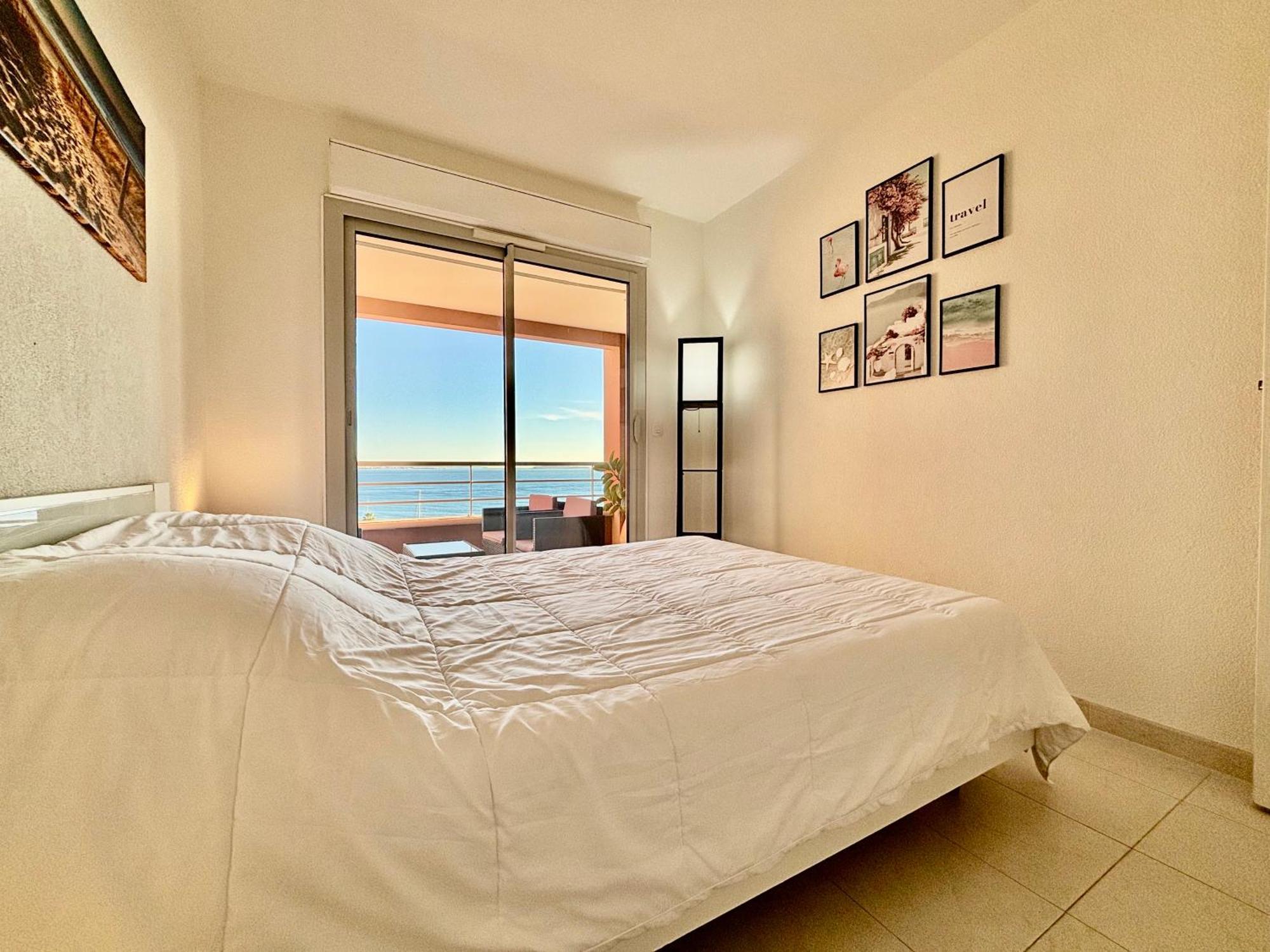 Appartement Superbe 3 pièces sur la baie de Théoule Extérieur photo