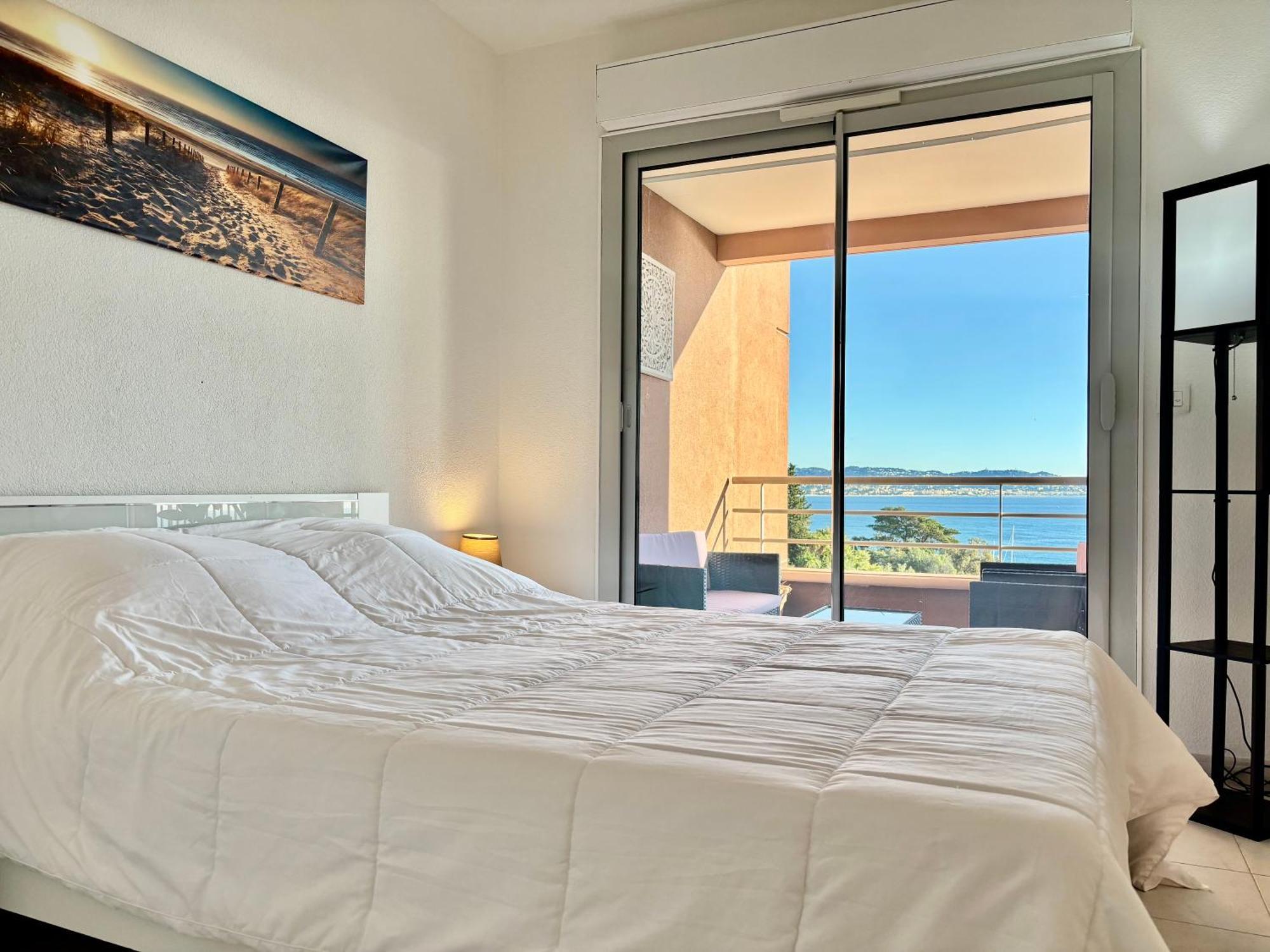 Appartement Superbe 3 pièces sur la baie de Théoule Extérieur photo